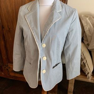 Old navy cotton pinstriped blazer! Perf w/ 👗